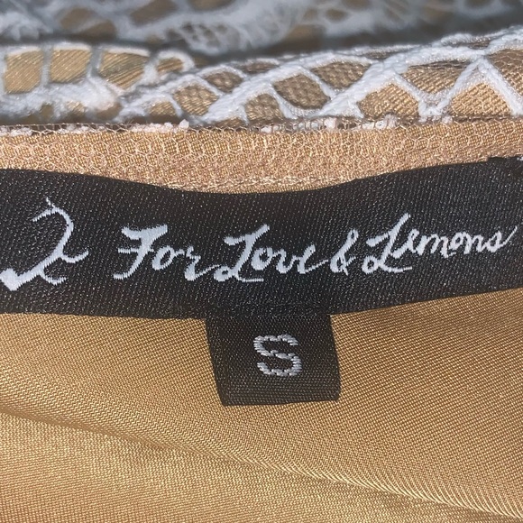 For Love and Lemons Antigua Lace White Maxi Dress small - Picture 8 of 9